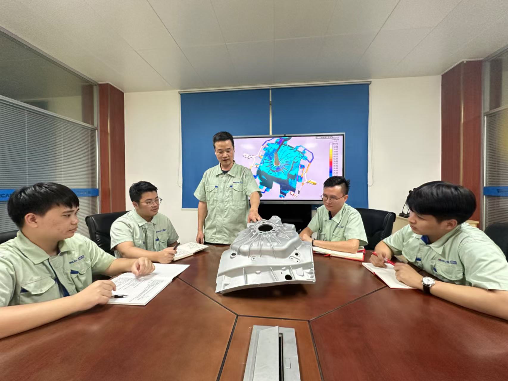 公司在模流分析、模温控制、高真空技术等方面已经处于国际先进水平，具有快速响应新能源整车厂新需求和同步开发能力，更好地为客户提供产品设计及优化服务，助力客户产品加速创新，产品能力获得客户高度认可。
分析软件:MAGMA,JSCAST
设计软件:CATIA,Pro/E,UG